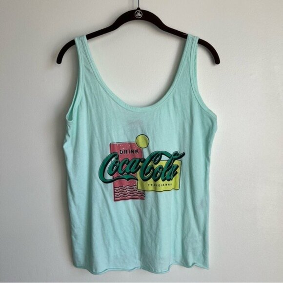 NWT Wildfox Lyla Drink Coke Cotton Graphic Tank - M - Picture 2 of 6